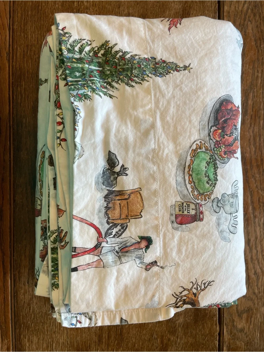Pottery Barn National Lampoons Holiday Sheet Set (Queen)